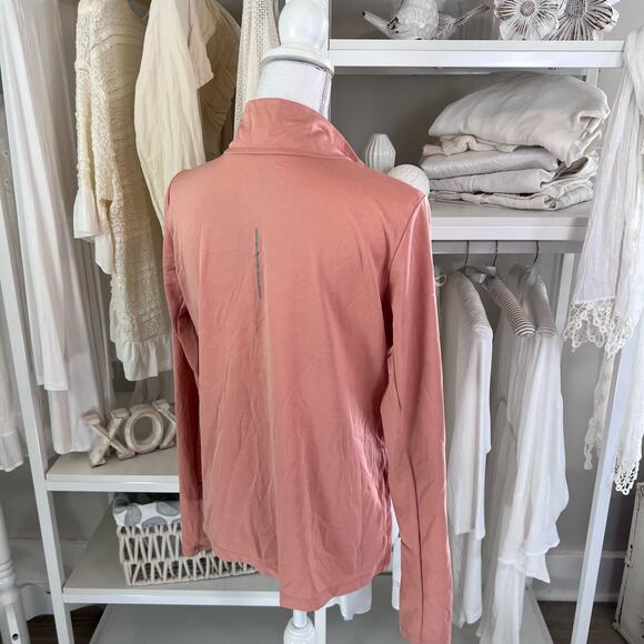 Nike Dri Fit blush pink women's size medium athletic jacket, athleisure #1381 - Picture 9 of 11